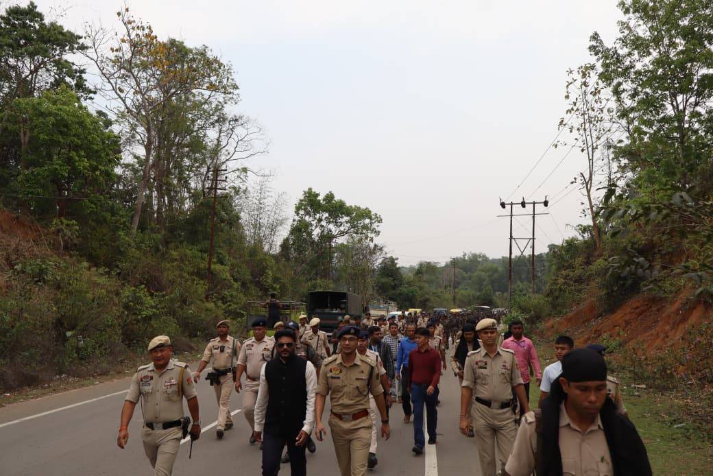আসন্ন ADC নির্বাচনকে অবাধ এবং শান্তিপূর্ণ নির্বাচন করাতে বদ্ধপরিকর দক্ষিণ ত্রিপুরা জেলা এবং আরক্ষা প্রশাসন।